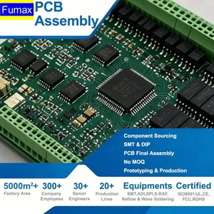 PLC Mainboard SMT Assembly OEM Contract Manufacturing PRINTED CIRCUIT BOARD PCB PCBA ASSEMBLY