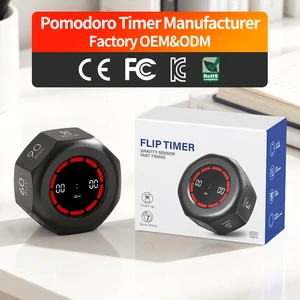 Wholesale Flip Digital Kitchen Cube Gravity Sensor Desk Visual Classroom Focus Kids Student Learning ADHD Study Pomodoro Timer