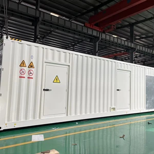 For 1MW High Efficiency Inverter Three Phase Dynamo Generator Water Cooling System 24V DC Electric Start Container Type For