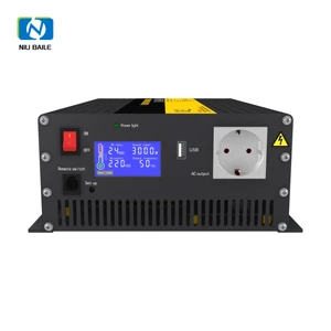 Pure Sine Wave Power Inverter Single Phase Power Inverter Converter for Home Appliances and Automotive Use Battery Inverter