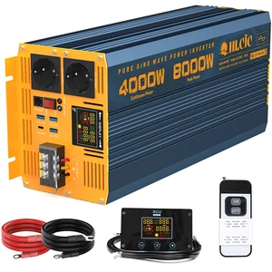 Home Solar Energy System 12v to 110v 220v Pure Sine Wave Car Inverter 4000w 5000w Power Inverter