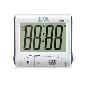 LCD Digital Kitchen Timer Countdown Cooking Timer Count Down Tools Big Display Promotional Gift Custom logo Dropshipping