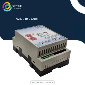 WITTELB WIN-IO-4dIM Industrial IO Module 4 Analog Input Ports Digital Output Modbus RTU RS485 Interface IP55 Protection Wi-Fi