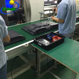 PLC Control Inverter Control Semi Auto TV Assembly Line Motor Driven Gear Box Drive For Mass Production