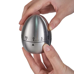 Bestselling Creative Kitchen Mechanical Timer Egg Type Timer 60-minute Timed Baking Cooking Reminder for Students