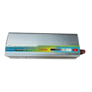 Solar Inverter 100% Pure Sine Wave Power Inverter 2000w 4000w DC 12v 24v to AC 220v Car Camp Inversor