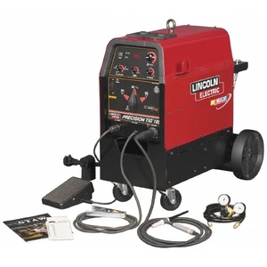 LincolnPrecision TIG 225 Inverter Welder Ready-Pak with Cart DC Output Polarity for Stainless Steel IGBT Type New Used Condition