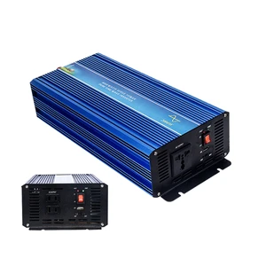 Inverter DC 12V 24V 48V 60V to AC 110V 220V Voltage Transformer Pure Sine Wave 2000W Power Converter Solar Inverter