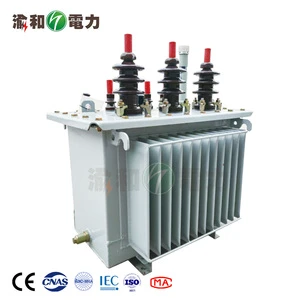 500kVA 1000kVA 6kv 11kv 13kv Three Phase Oil Immersed Distribution Electric Power Outdoor 50Hz 60Hz Copper Aluminum Transformer
