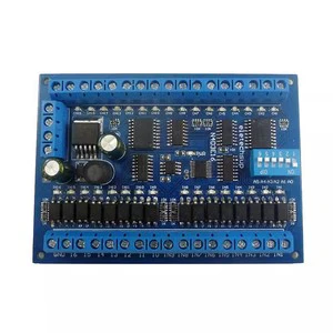 DC 12V 24V 16-in 16-out RS485 Remote Control Switch PLC IO Expansion Board Modbus RTU Module