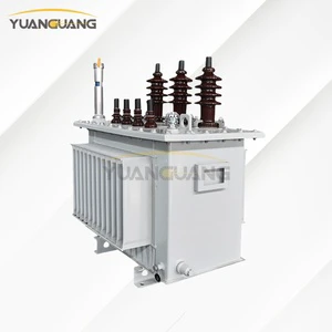 Outdoor 10.5kV 400v 100kVA 125kVA 160kVA Oil-Filled 3 Phase Copper Winding Distribution Transformer Price Customized