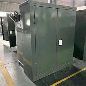 American Type Three Phase Pad Mounted Oil-Immersed Distribution Transformer 100kVA 500kVA 33kV 11KV Full Copper/Copper Aluminum