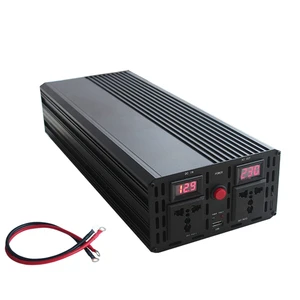 Stable Quality Solar Energy System Power Inverter & Converter with AC Battery Charger 12V 24V 220V 110V 1KVA 1500W 2KVA Invertor