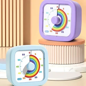 Wholesale Ultra Quiet 60 Minute Visual Timer Circular/Square Countdown Alarm Clock for Kitchen Self-Learning