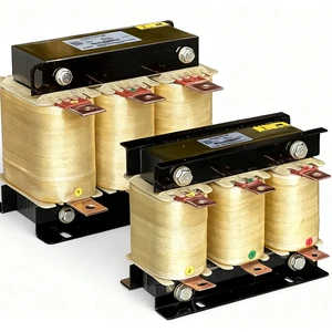 Three Phase Output AC Reactor 330A/380A Current Limiting Filter Reactor VFD Inverter Silicon Steel Core CE Certified Low Loss