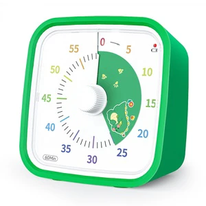 Yunbaoit Countdown Timer With Protective Case 60 Minute Visual Alarm Timer Silent Time Management Tool For Kids Adults