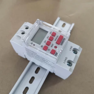 ONESTO Digital Programmable Time Switch With Daily Or Weekly Function16A 20A 30A Timer LCD Display Din Rail 2 Wire Time Switch