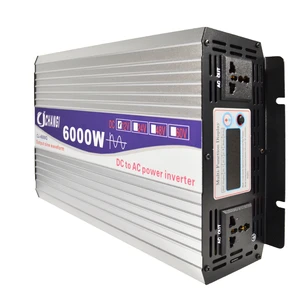 Pure Sine Wave Inverter 4000W 5000W 6000W DC12V 24V to AC220V 50Hz 60Hz Inverter Power Converter for Car Voltage Transforme