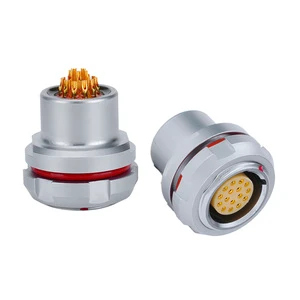 Linkhive C-Series Secure High-density Connectors Brass Multi-core 2 To 32 Pins Push Pull Circular Connector Compatible With ODU