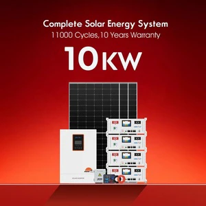 KEVOLT Hybrid Solar Energy System 5KW 10KW 15KW 20KW Off Grid Solar Power System Complete Solar Kit for Home
