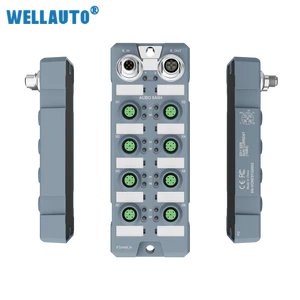 WELLAUTO AUBO 8AIIH WellAUBUS Bus Expansion Analog Input Module With 8AI(E) 16Bit 0-20mA 8*M12 IP67 24VDC