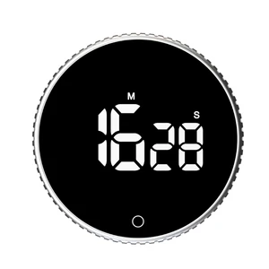 D13 Digital Kitchen Visual Timer Large LED Display Magnetic Countdown Countup for Classroom Cooking Fitness Baking Studying