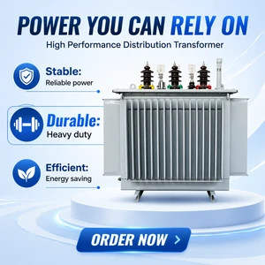 High-voltage Three Phase Oil Immersed Power Transformer 400kVA 50/60Hz 13.2/0.46kv Filled Oil Transformer