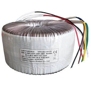 Professional Customized All Copper Winding 24v 48v Ups Inverter Low Voltage Ring 45 0 45 Voltage Stabilizer Toroidal Transformer