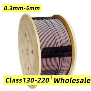Tian Gong Industrial Solid Copper Flat Enameled Wires 600V Rated Voltage IP67 Protection Single Core Coil Transformer