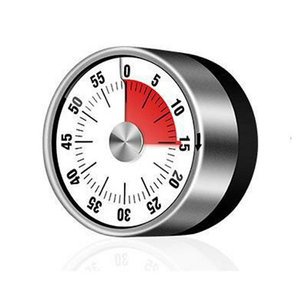 Stainless Steel Mechanical Kitchen Timer 60-Minutes Alarm Cooking Timer With Loud Alarm Magnetic Clock Timer