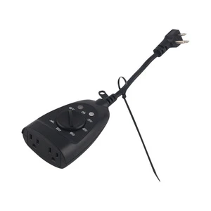 ETL Certification American Cable Electronic Timer For Gauge Power Cord Socket Automatic Power Off Leakage Protection
