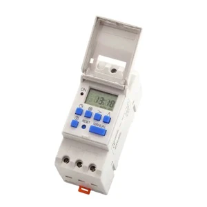 AHTC15T DIN Rail 220V LCD Programmable Astronomical Time Switch ON/OFF Program