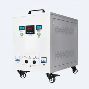 DC 12V 24V to AC 18V Inverter with 0-220V-380V Range 6KW 7.5KW 16A 50Hz & 60Hz Frequencies 1A-30A Current Output