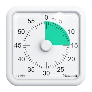 Factory Supply Yunbaoit Visual Timer Toddler 60 Minute Kid Countdown Timer Classroom Study Time Management Magnetic Visual Timer