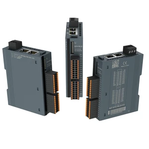 YULIAN High-Speed 200KHZ EtherCAT PLC Field Bus IO Module Pulse Output Dual RJ45 24V Input 4/8/16 Analog Input Ethernet/IP