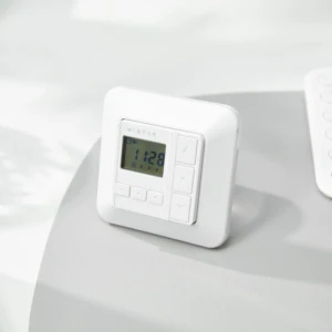 Rolling Code Four Channels With Timer Wall Mounted Remote Controller LCD Display Emitter