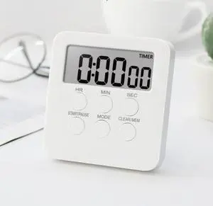 T06 Mute Classroom Timer Magnetic Kitchen Cooking Student Study Clock Timer