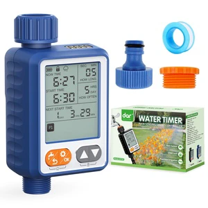 New Design Outdoor Yard Digital Automatic Irrigation Watering System Plastic Garden Sprinkler Timer