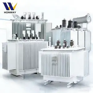 Power Distribution Oil Immersed Transformers 400kva 1000kva 2500kva Three Phase 10kv 11kv 22kV 33kV 35kV Input Copper/Aluminum