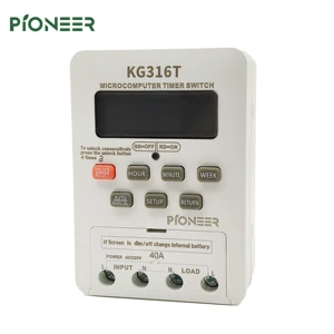 Best Quality KG316T Smart Digital Programmable Electronic Timer AC 220V Battery Powered DIN Rail Mount Timer Switch