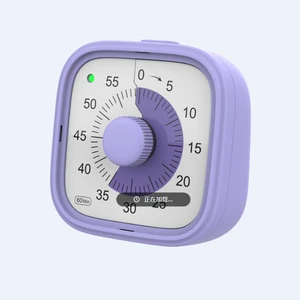 T31 60-Minute Visual Countdown Timer Durable Mechanical Kitchen Timer Classroom Visual Timer for Kids and Adults