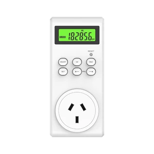 Easy To Use 220V Mini Weekly Digital Kitchen Timer Socket Controller With Multi ON/OFF Programs,Countdown And Random Functions