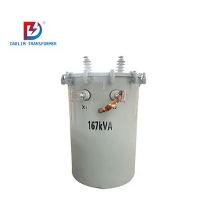 Top Rated Single Phase Pole Transformer 220V 10kVA for Industrial Use