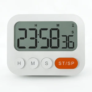 Timer Clock Kitchen Timer Studying Timer Home Decoration Digital Clock Cooking Clock Plastic Eco-Friendly Touch Control LCD