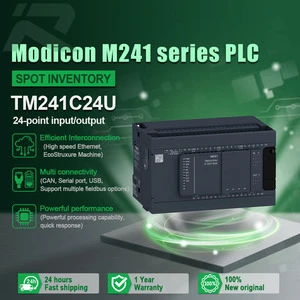 Sch-neider New original TM241C24U 24 point input/output M241 controller Modicon M241 serie PLC programmable controller TM241C24U