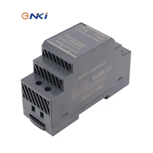 HDR-30-24 Ultra Slim Step Shape DlN Rail Dual Single Power Supply Series 30W 24V Industrial Control System Factory Automation