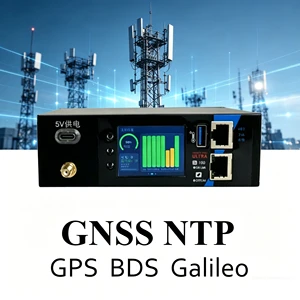Portable Mini NTP Time Server Triple GNSS Beidou Galileo GPS Auto Switch Timing Low Power Mobile Charging For Network Time Sync