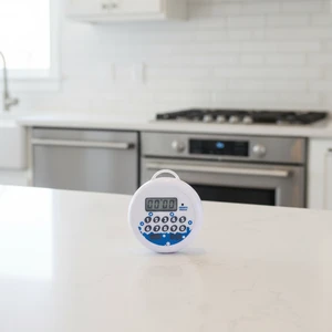 Waterproof Plastic Eco-Friendly LCD Countdown Timer for Kitchen Use with 1-6 Hours Fixed Time