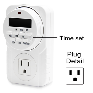 Easy to Use 15-Minute On/Off Grounded Timers