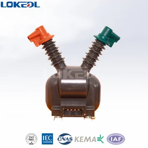Double-pole Outdoor Voltage Transformer Resin Cast Rated Voltage 11kV, Ratio 11000/110V, Accuracy Class 0.5/3P Or 6P, 30/50VA
